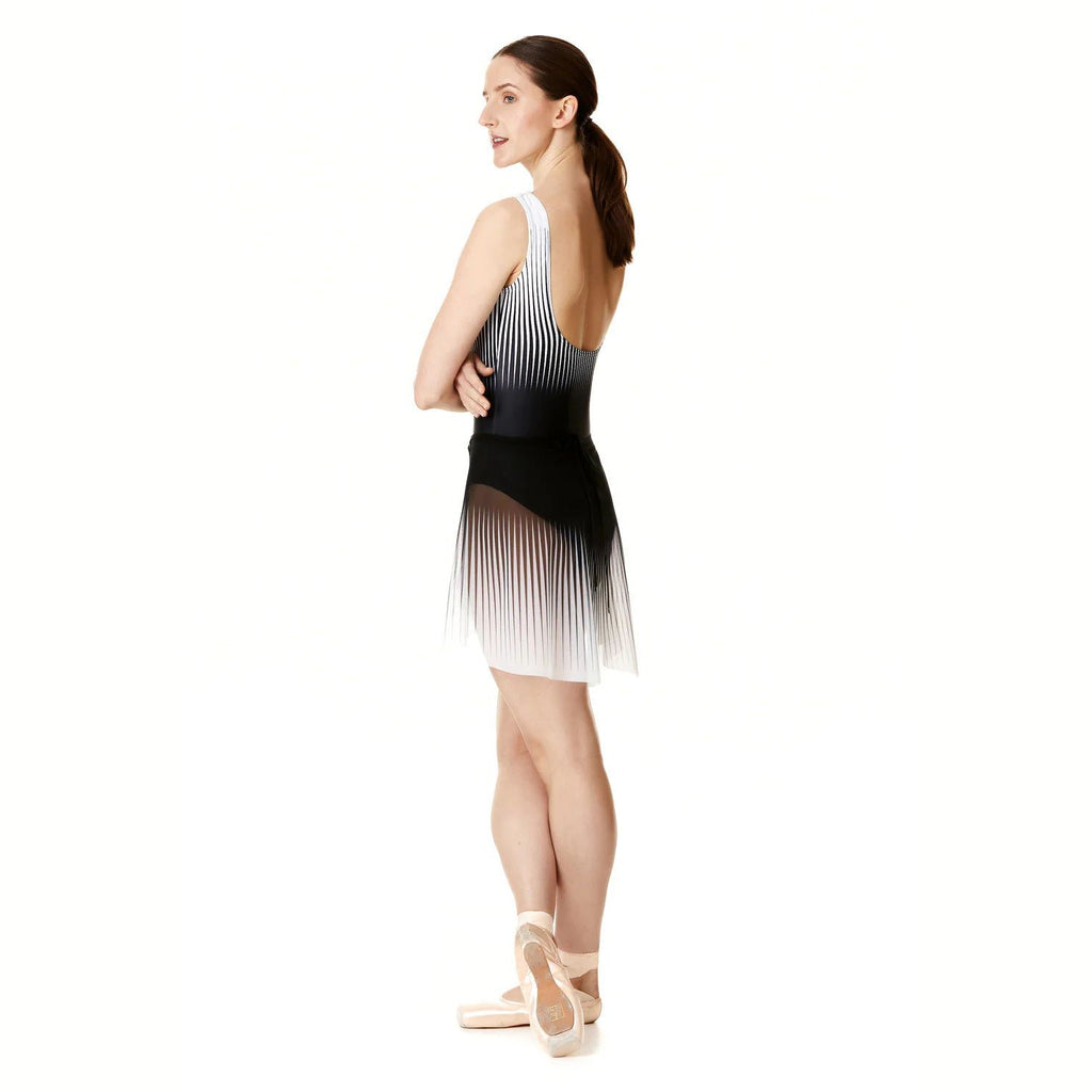Women White & Black Ballet Skirt(AVID SKIRT/WHITE TO BLACK)