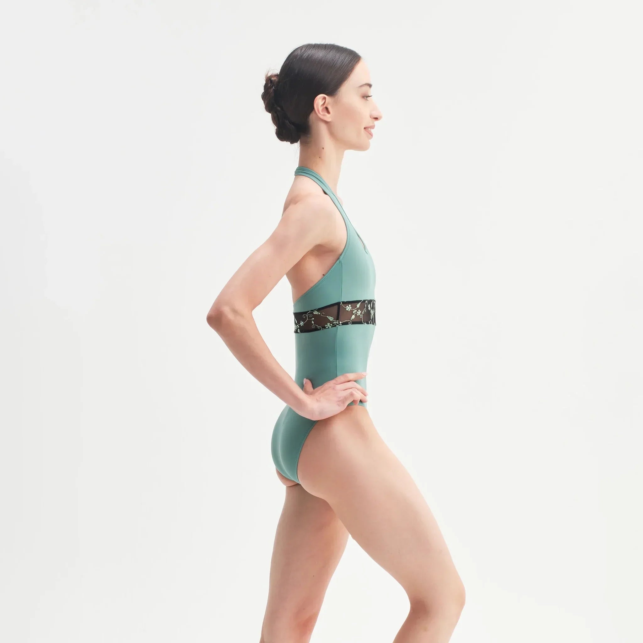 Women Sage "Aurora" Ballet Onesies(CD26035-2/L16(+L03)+TR20)