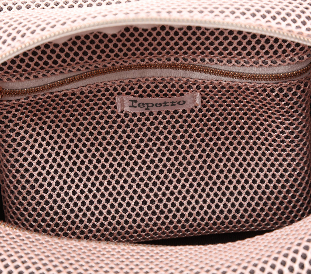 Girls Pink Mesh Duffle Bag