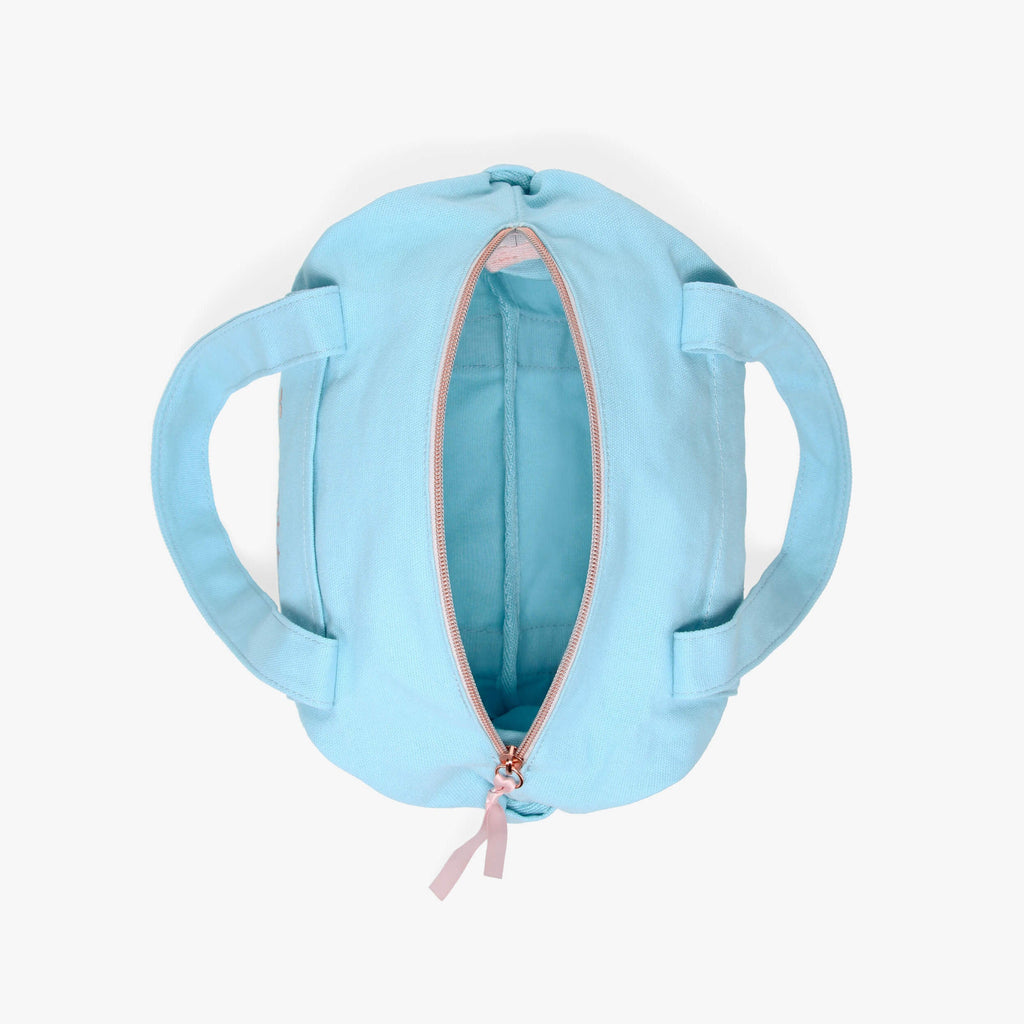 Girls Light Blue Ballet Bag(H 17 x W 25 x D 18 cm)