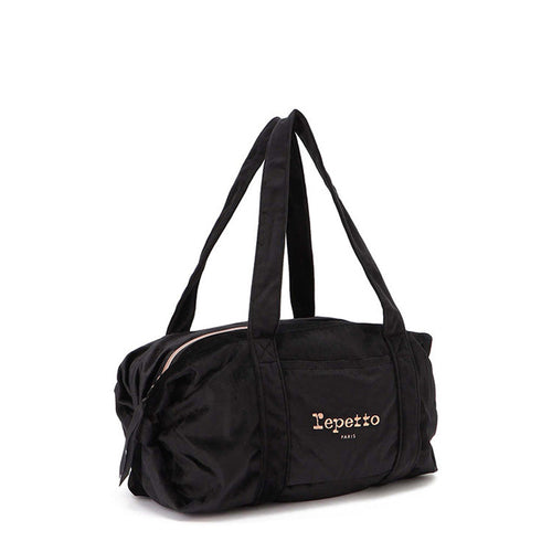 Girls Black Logo Ballet Bag(Size M）