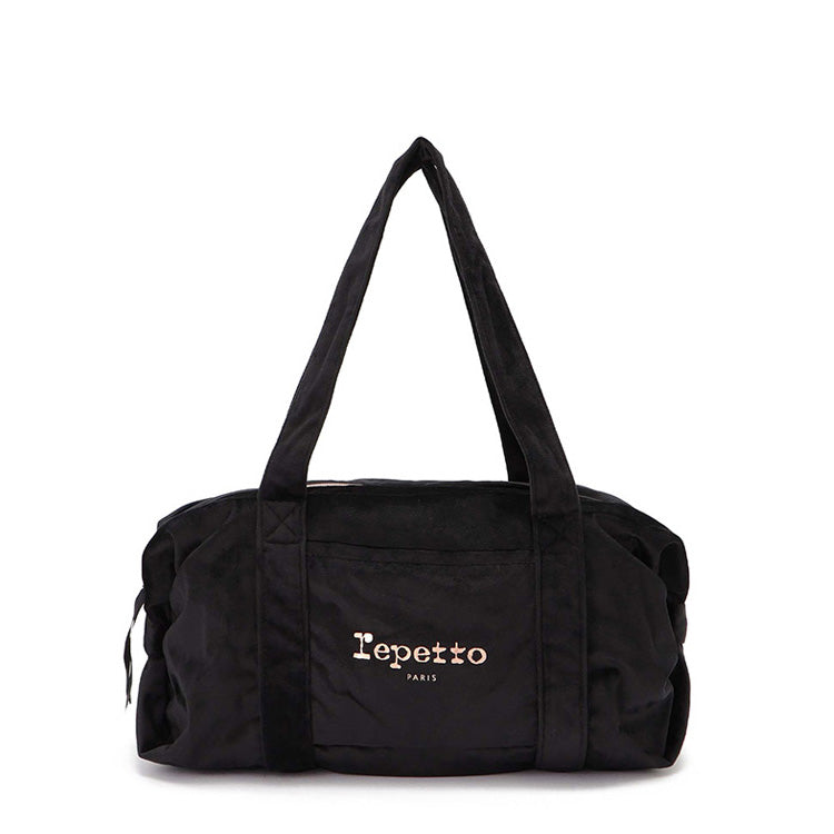 Girls Black Logo Ballet Bag(Size M）