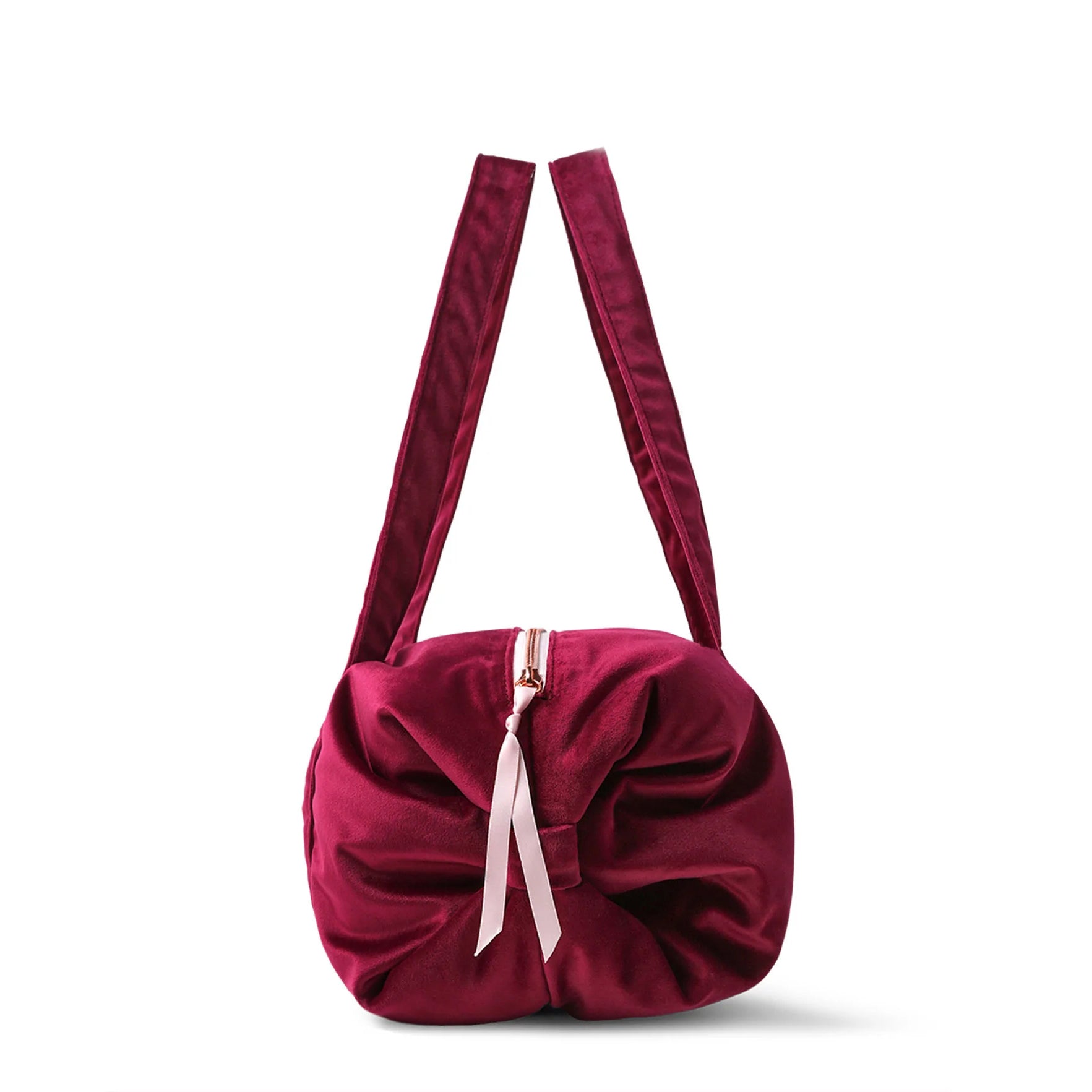 Girls Dark Red Logo Ballet Bag(Size M)