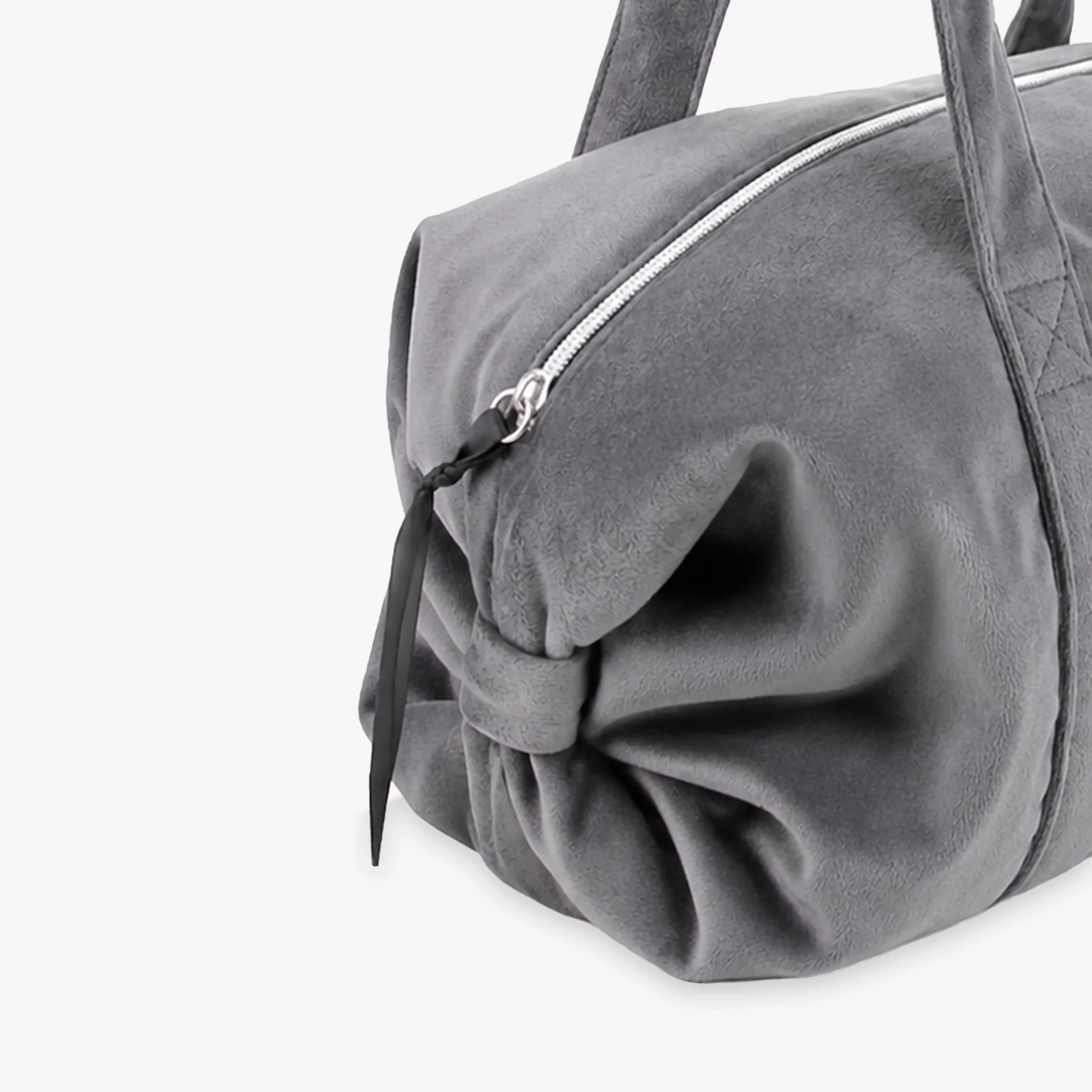 Women Grey Ballet Bag(M:H18 x W35 x D22 cm)