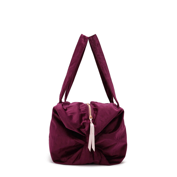 Girls Dark Red Logo Ballet Bag(Size L）