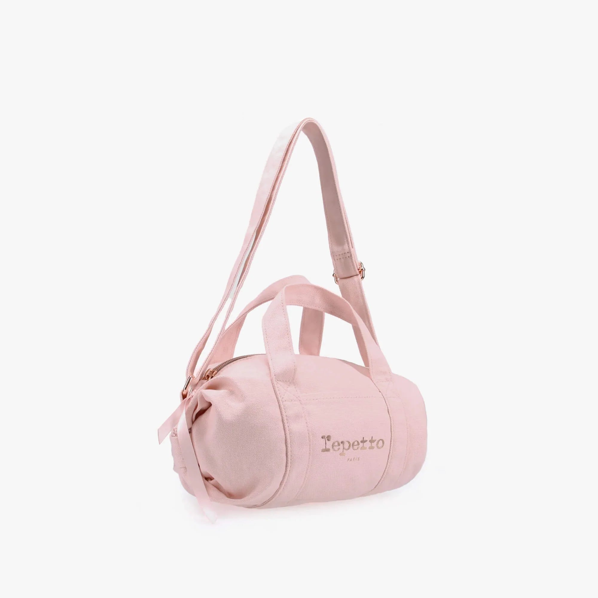 Girls Light Pink Ballet Bag With Shoulder Strap(Mini:H15 x W23 x D16 cm)