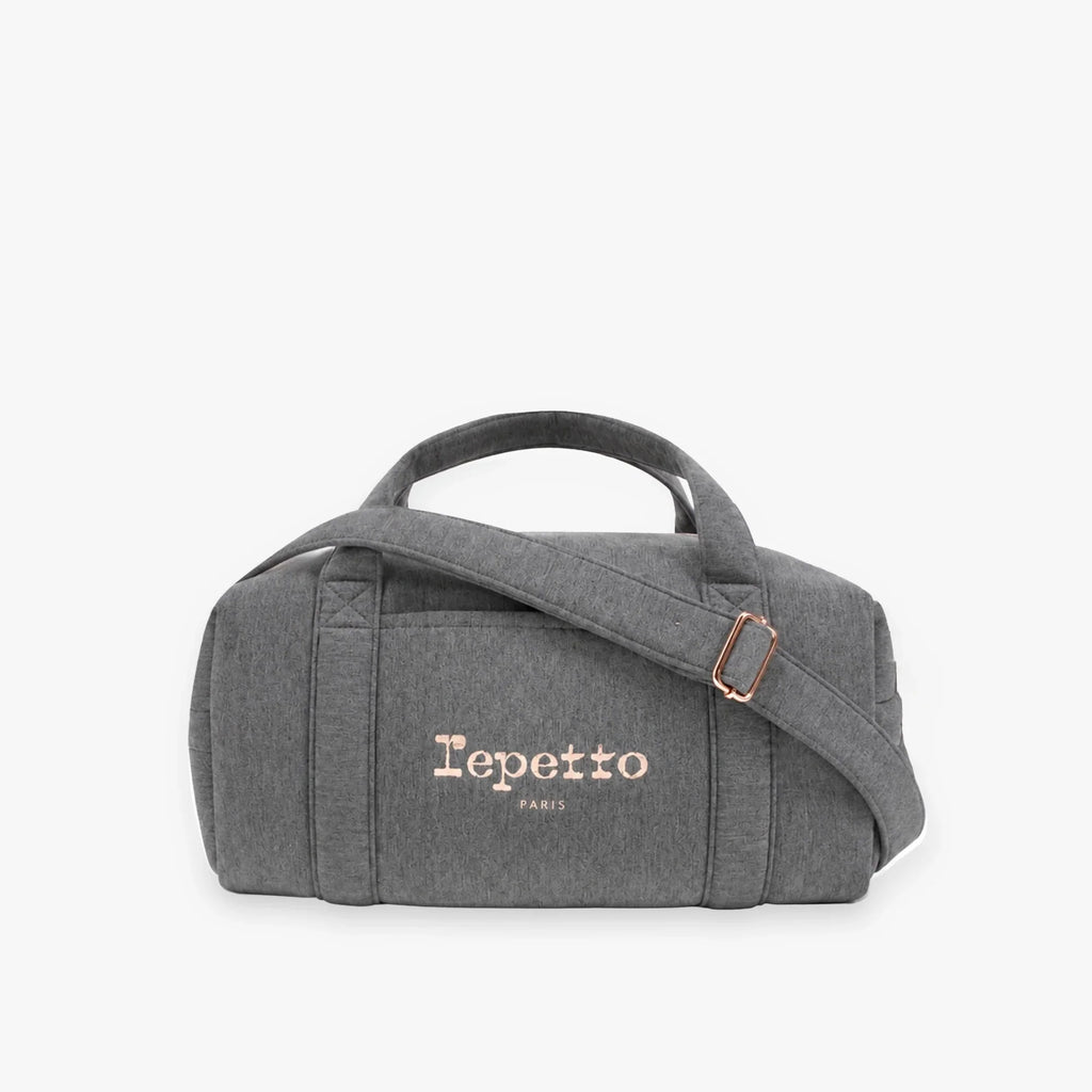 Grey Medium Duffle Bag(H18 cm x W35 cm x D22 cm)