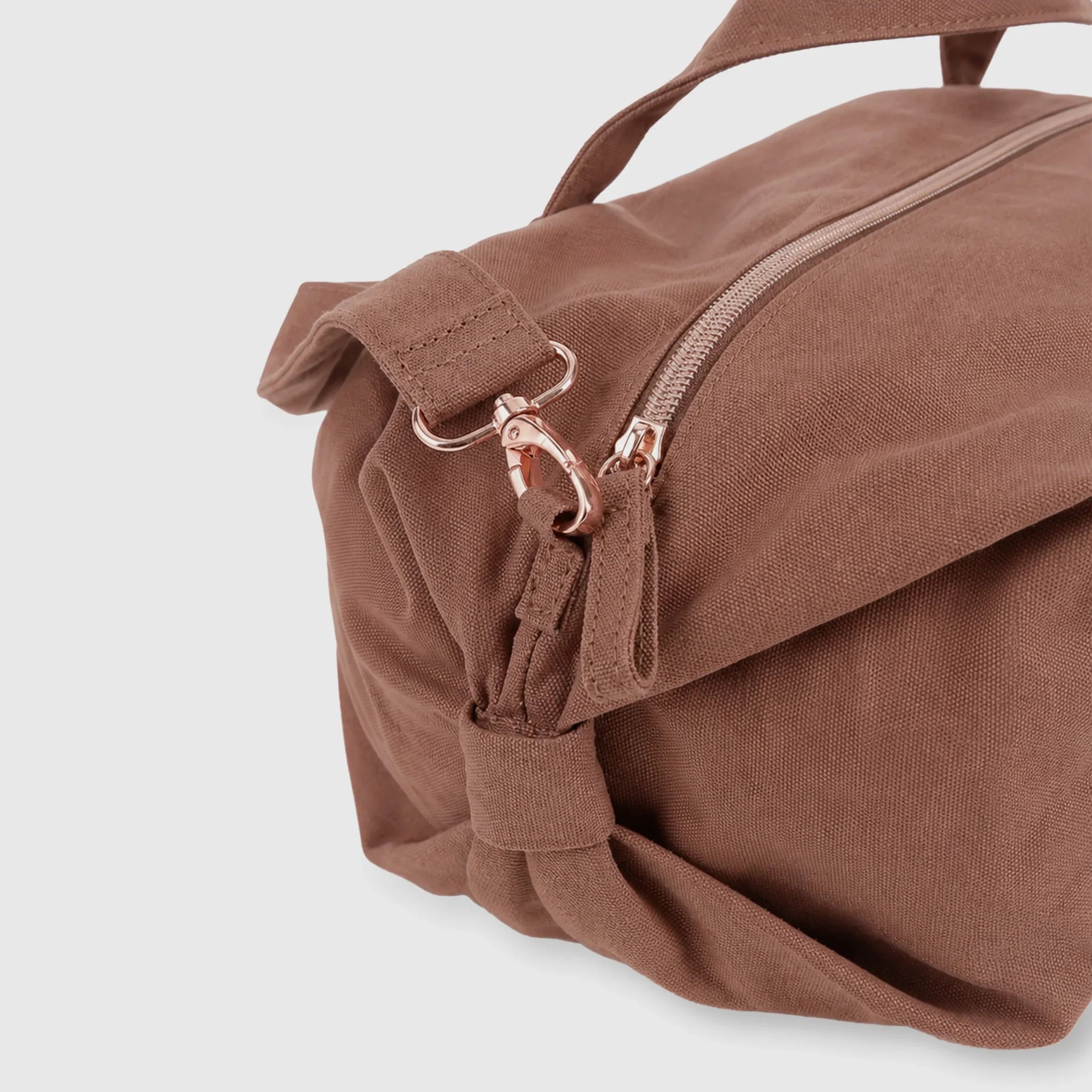 Girls Brown Ballet Bag With Shoulder Strap(M:H18 x W35 x D22 cm)