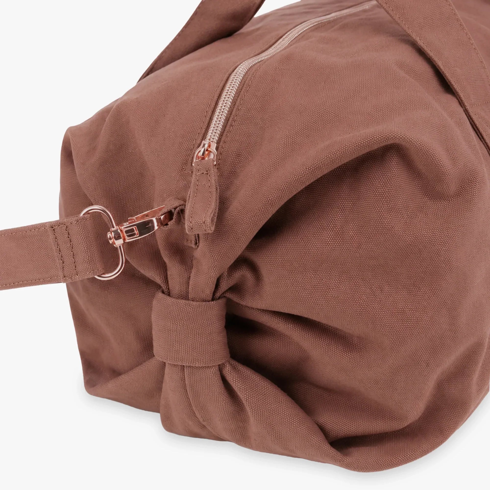Women Brown Ballet Bag With Shoulder Strap(L:H24 x W49 x D25 cm)