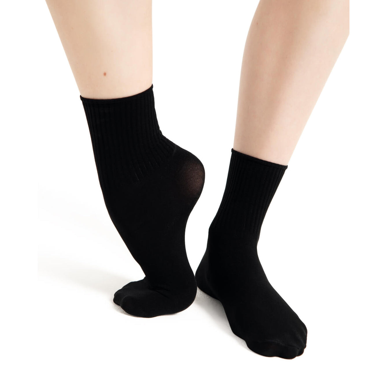 Adult Black Ballet Socks(BG022/BLK)