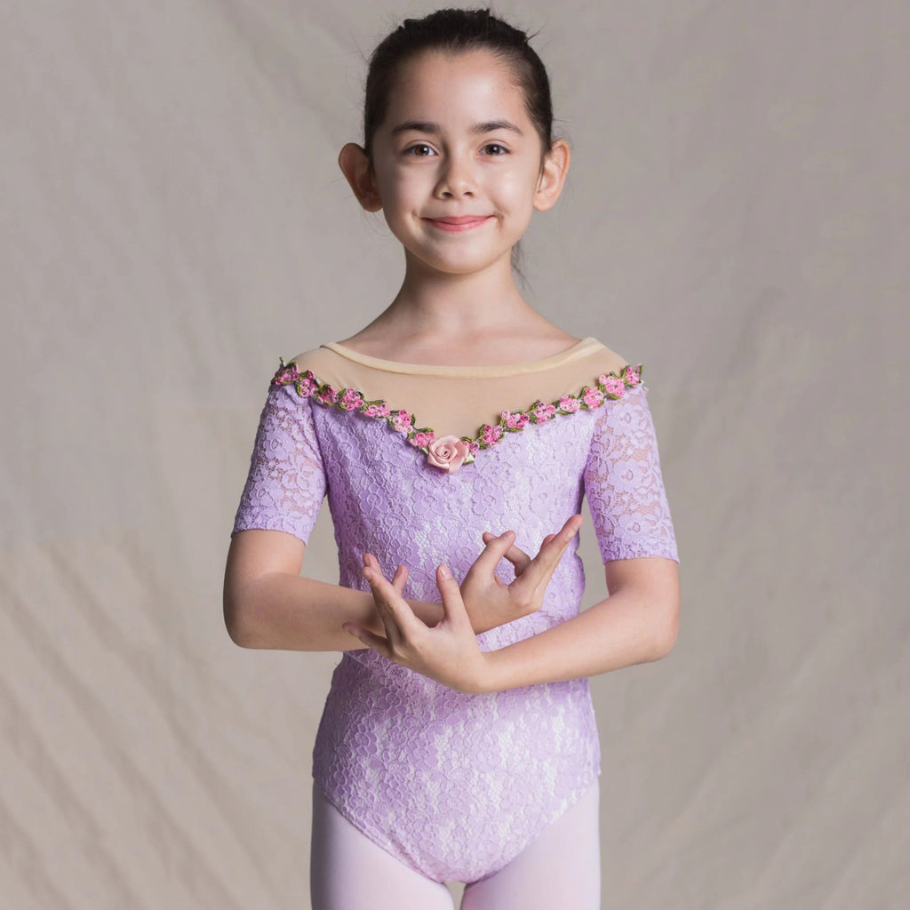 Girls Lavender Ballet Onesies(1507/lavender)