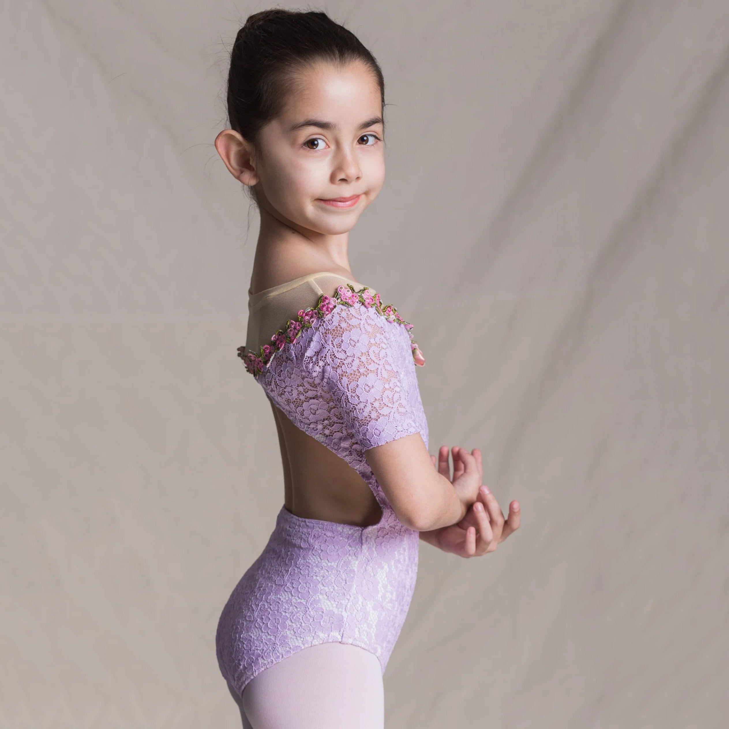 Girls Lavender Ballet Onesies(1507/lavender)