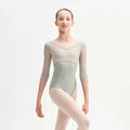 Women Sage "MAIA" Ballet Onesies(CD14036-C3/L17+L09+PD17 ARGENTO)