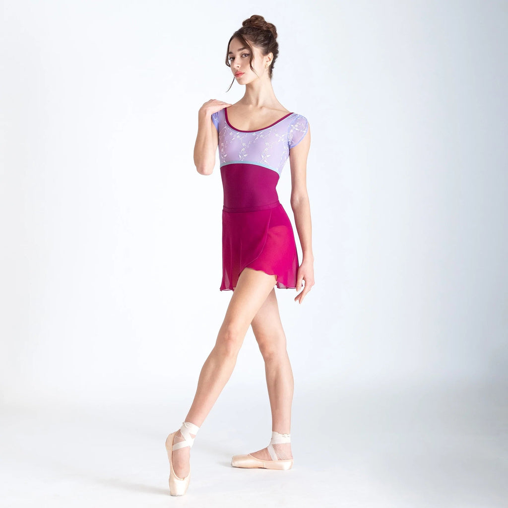 Girls Fuchsia Embroidered Ballet Onesies