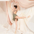 Women Green "NEFTI" Ballet Onesies(CD26117-1/L72+TRD59+TP35+L72)