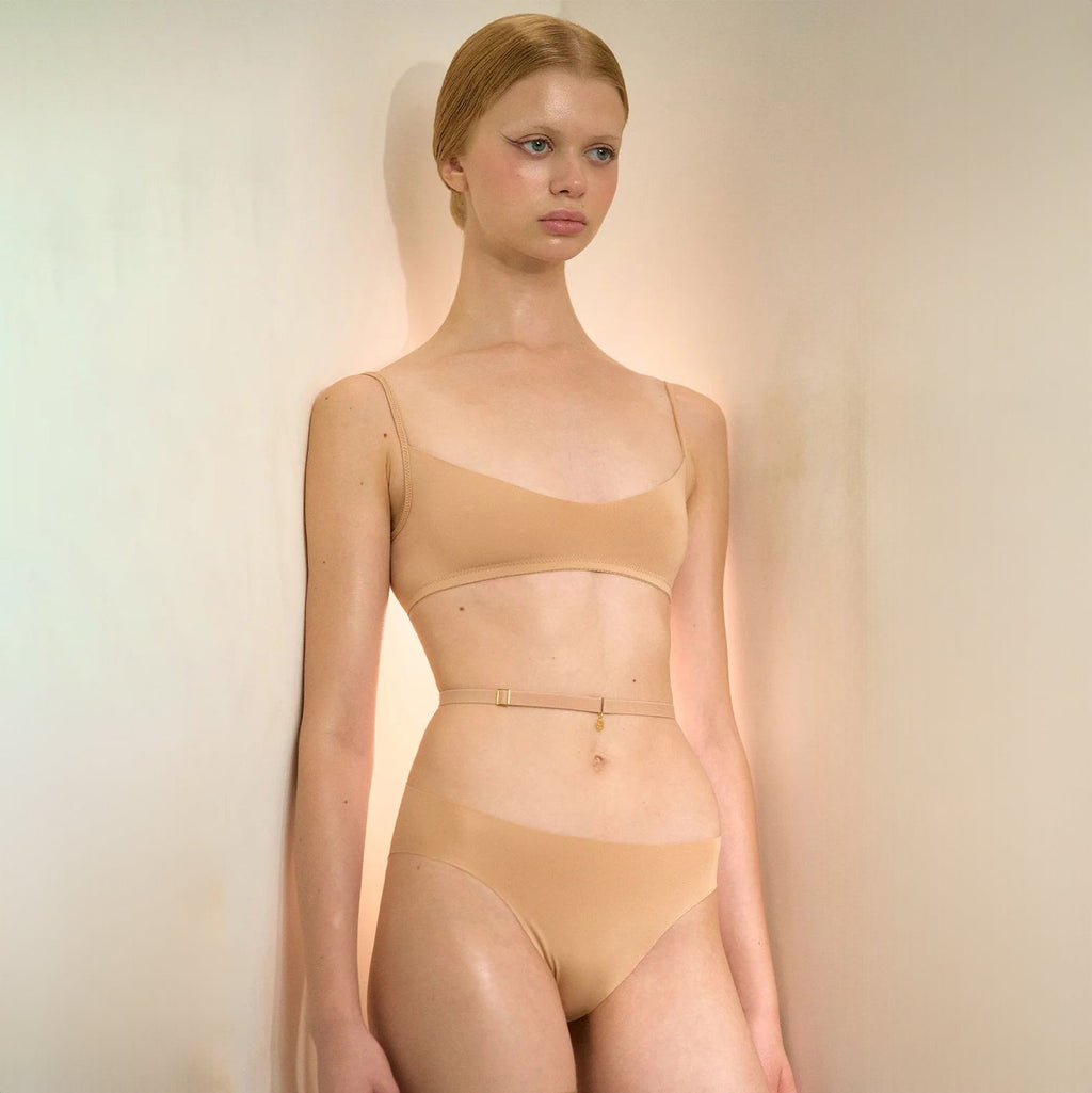 Women Nude "CLEAN CUT" Ballet Underwear(253BR05EC/nude)