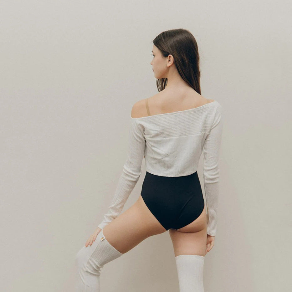 Girls White Ballet Top