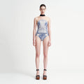 Girls Blue Ballet Onesies