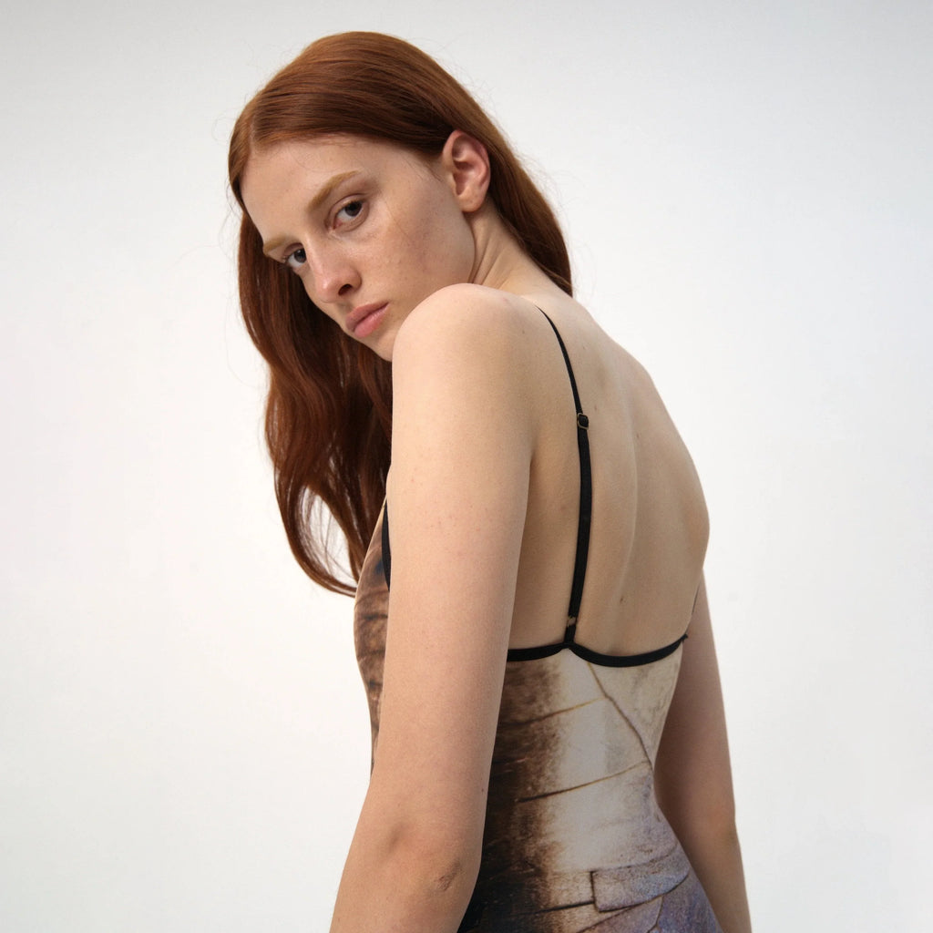 Women Gold Ballet Onesies(R9_26.3/Caligo - Camisole)
