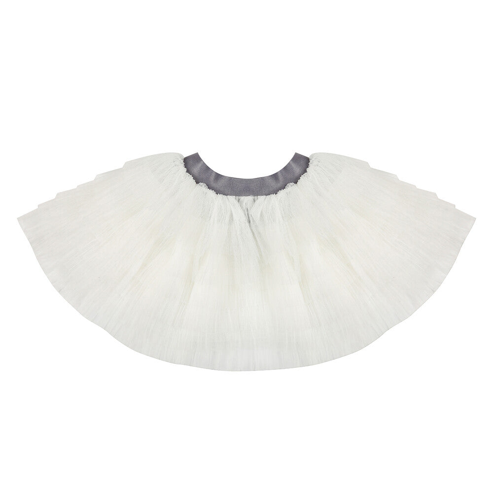Girls White Ballet Skirt