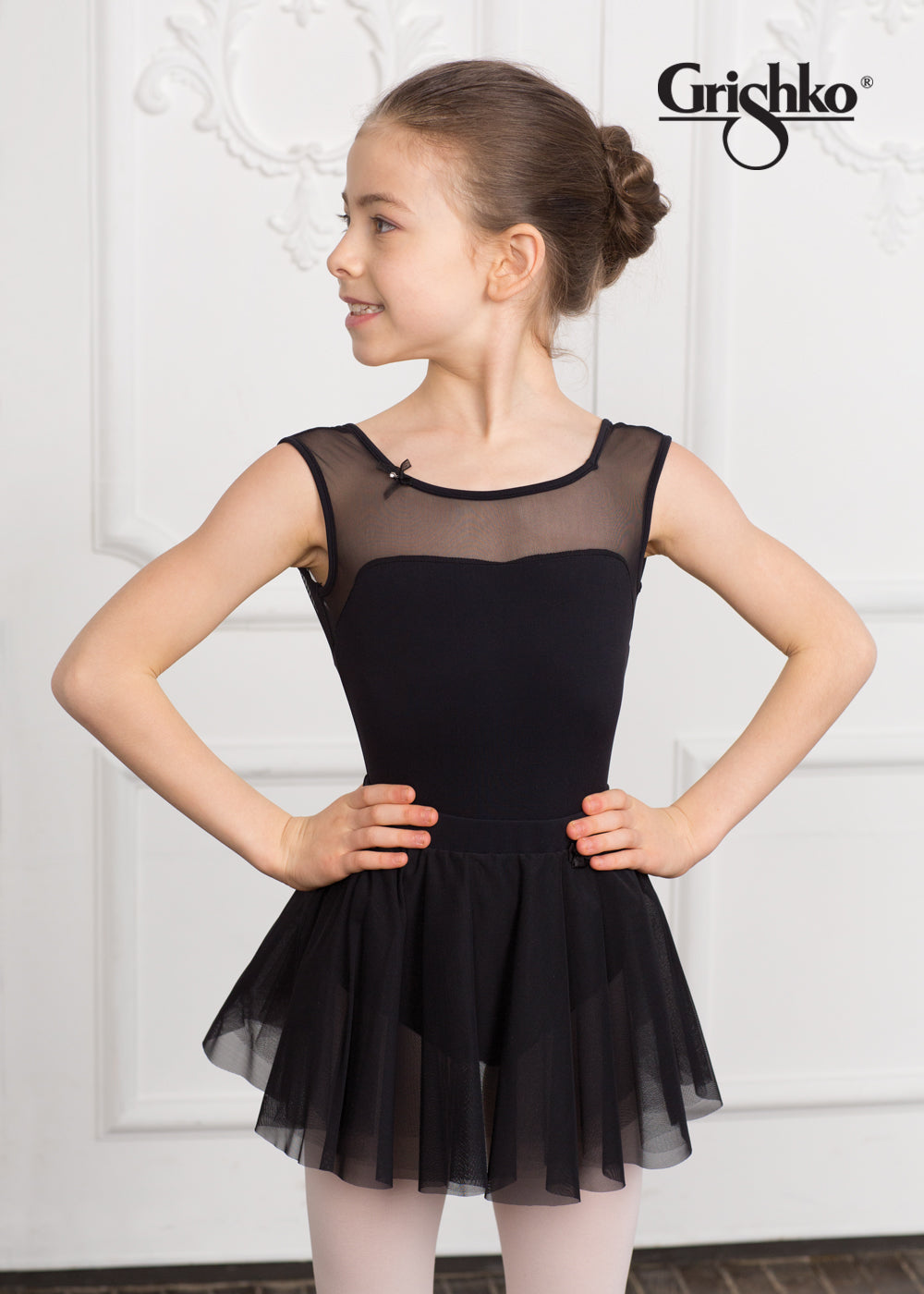 Girls Black Ballet Onesies