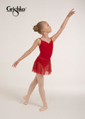 Girls Red Ballet Skirt