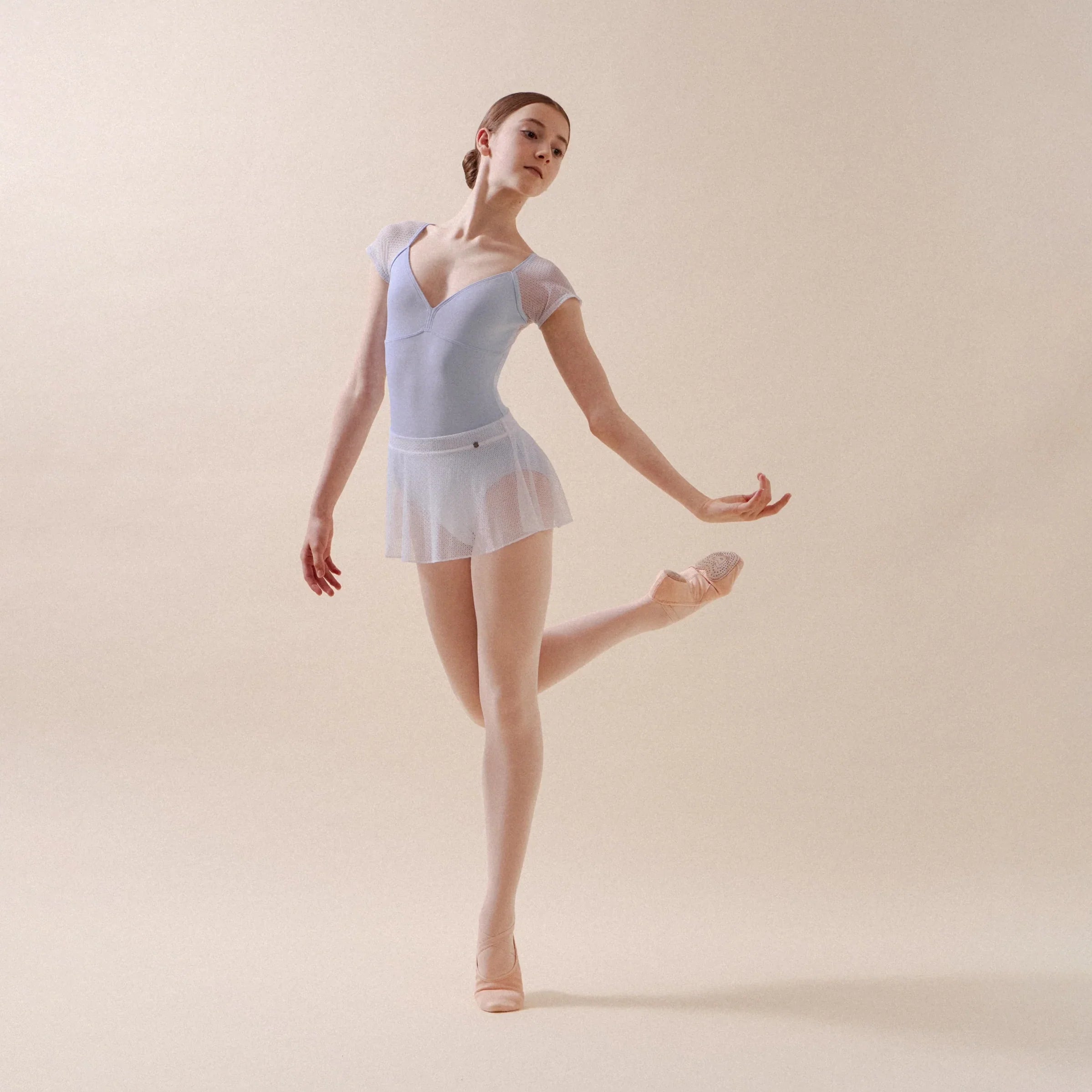 Girls Blue Ballet Onesies(DE742N/1249)