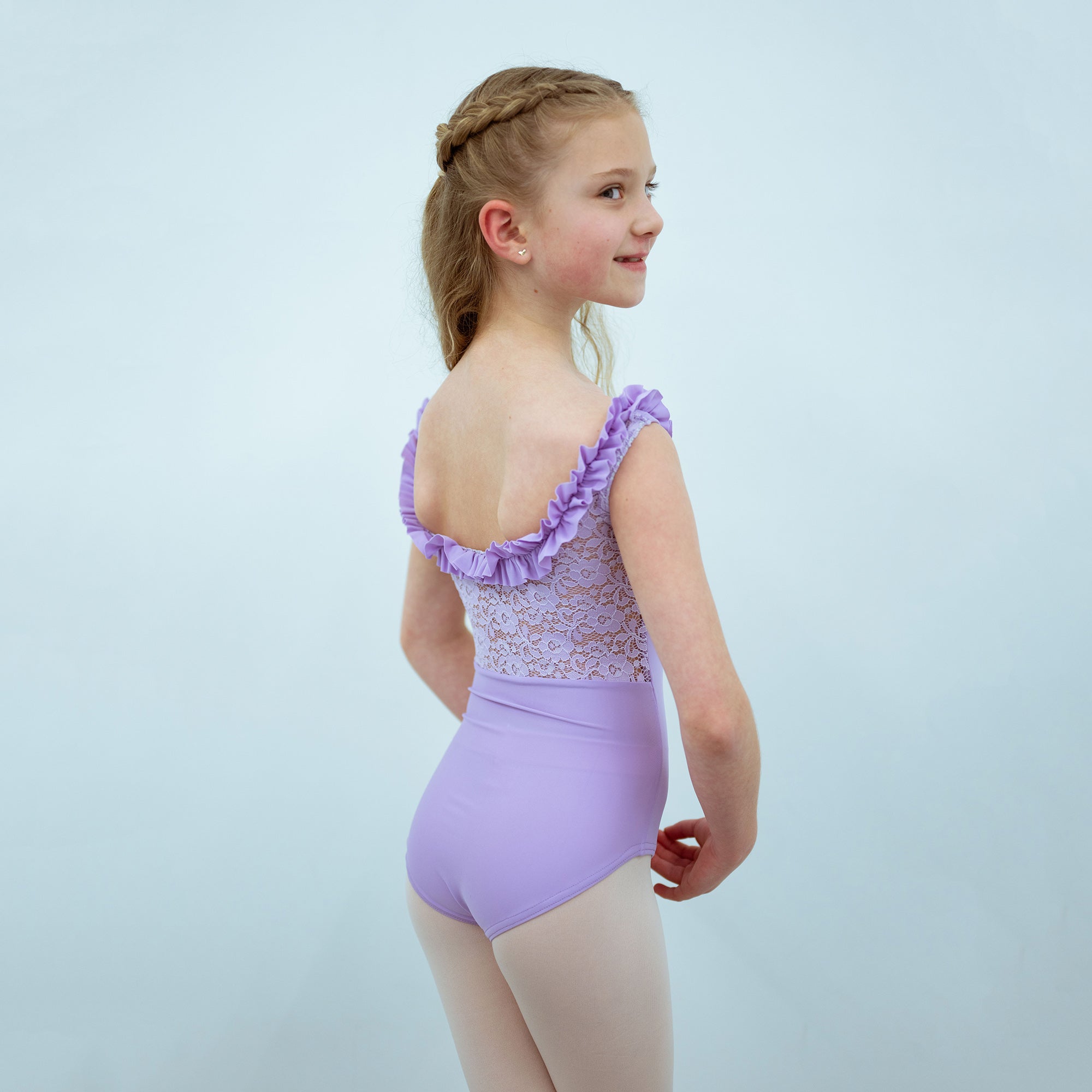 Girls Lavender Ballet Onesies(1828/Lavender)