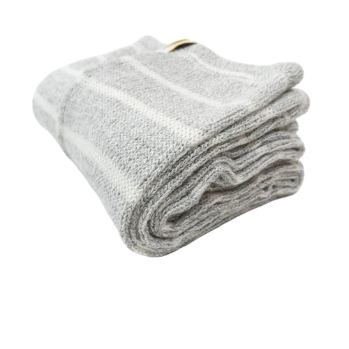 Boys & Girls Grey Stripes Ballet Leg Warmers(Doe - KIDS leg warmers)