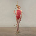 Women Pink"RUCHED DOLL"Ballet Onesies(251LE70VD/cerise)