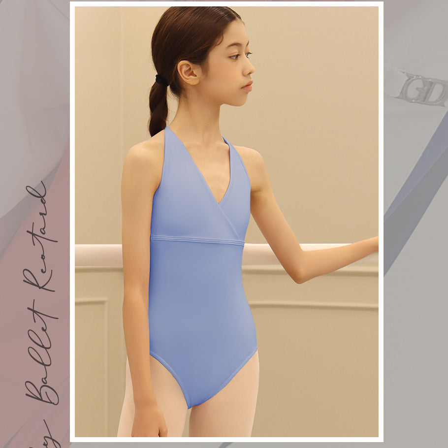 AVA GD Halterneck Leotard_Tactel/light blue