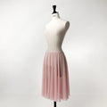 Women Rose Pink Ballet Skirt(Emma rehearsal skirt MIDI/ROSE PINK)