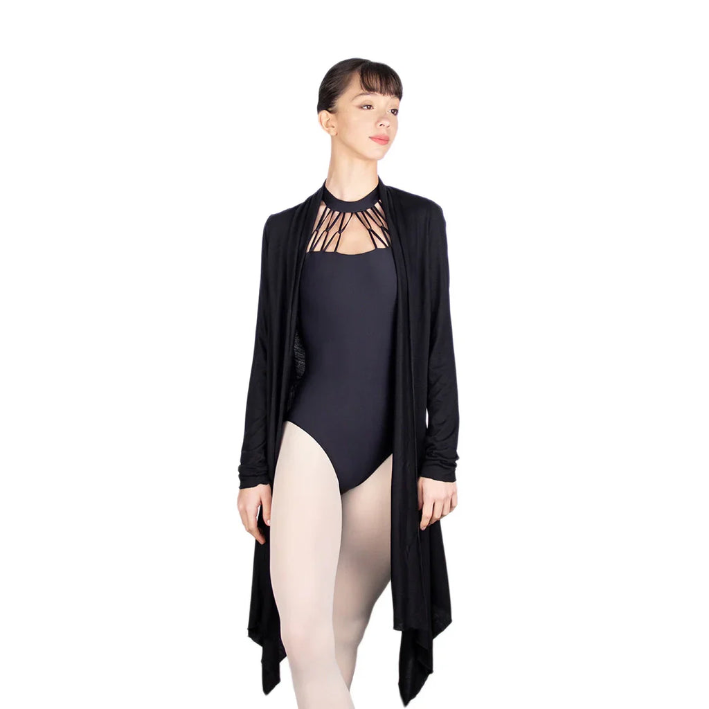 Women Black Ballet Cardigan(Etsu/01 Noir)