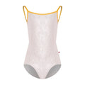 Girls White Velvet Ballet Onesies