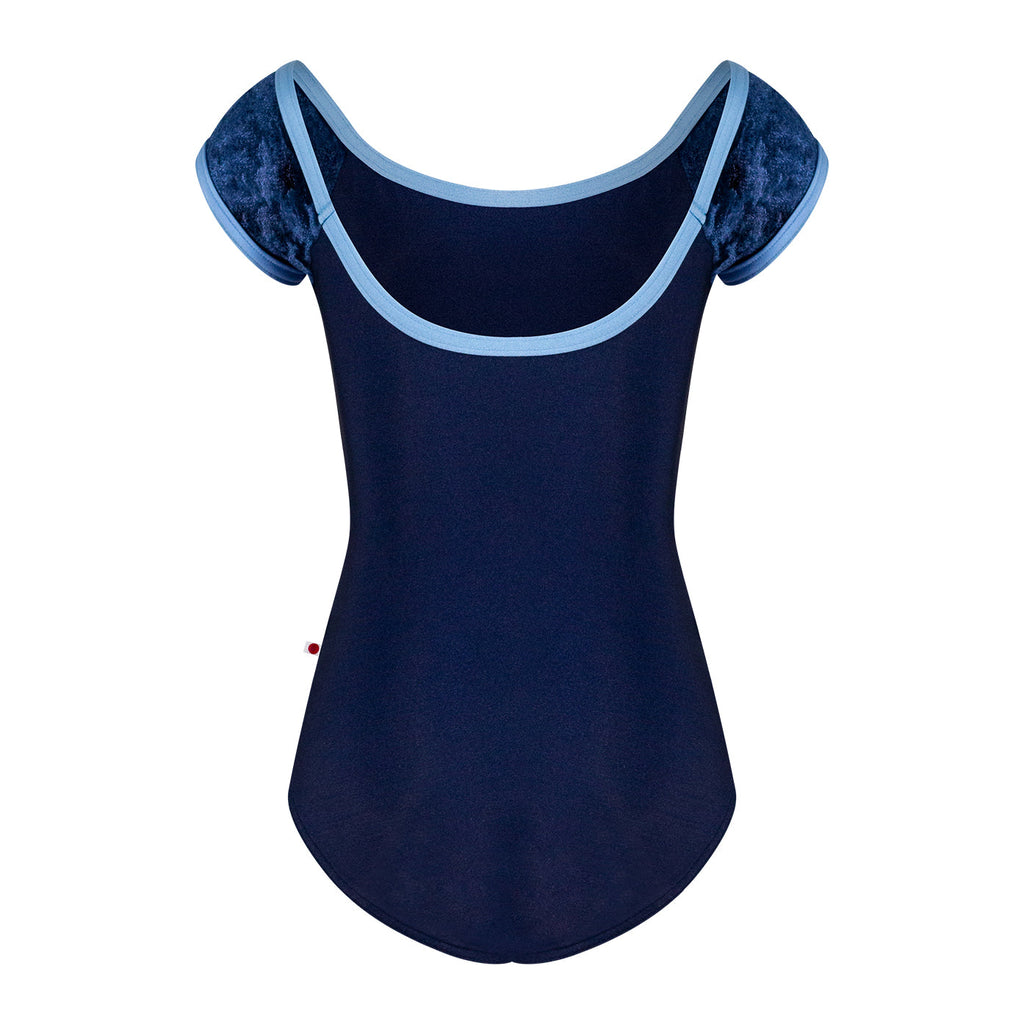 Girls Dark Blue Ballet Onesies