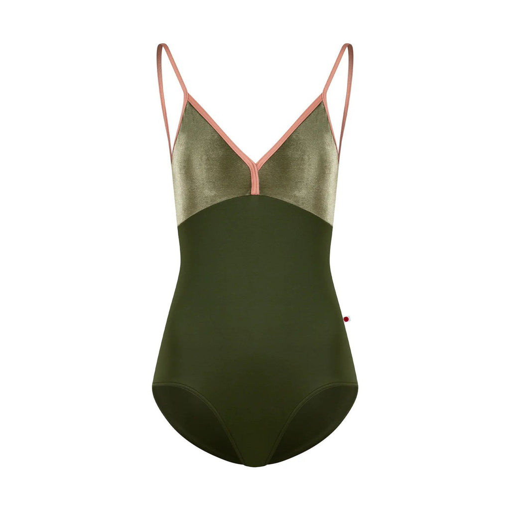 Women Green "Daria/T-Jungle/V-Safari/N-Rosewood" Ballet Onesies