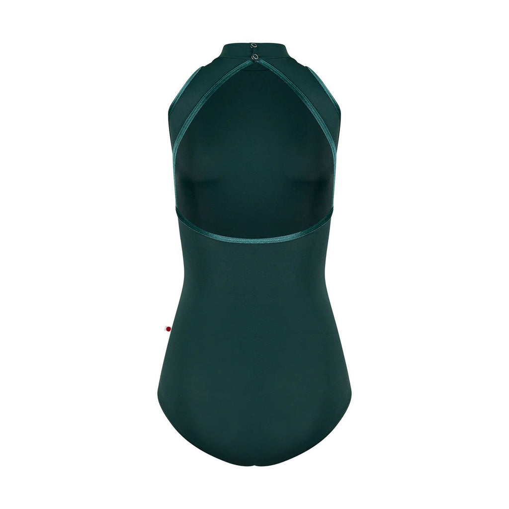 Women Dark Green "Noe/T-Kale/V-Orbit" Ballet Onesies