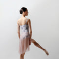 Women Rose Ballet Skirt(Haze Mesh Pull-on Skirt MIDI/MISTY ROSE)