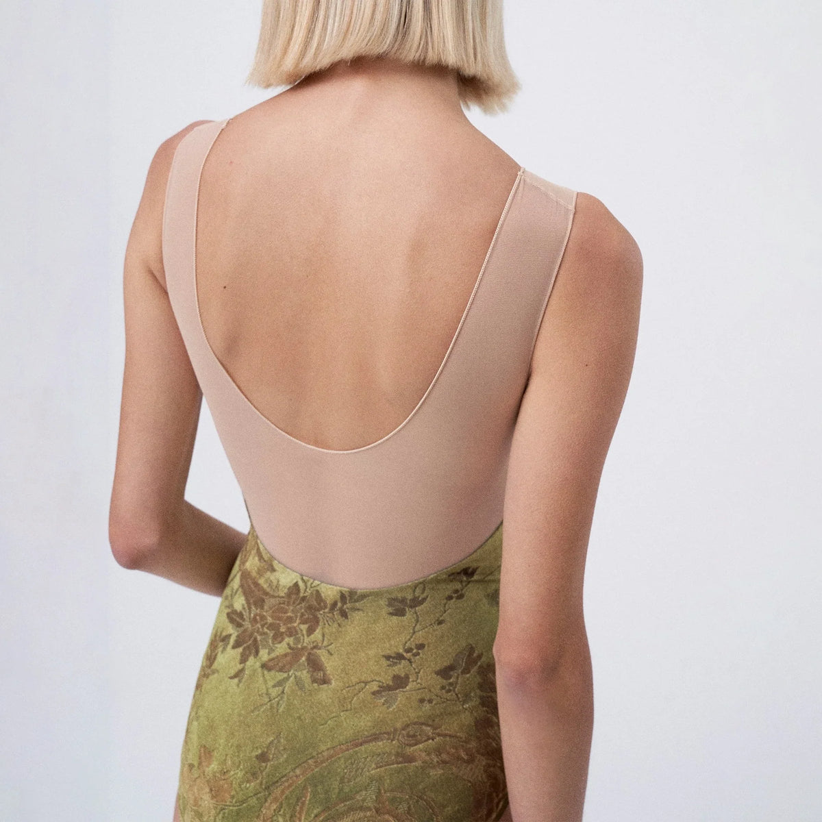 Women Green Printed Ballet Onesies(R4_25.3/Hekate Malafede)