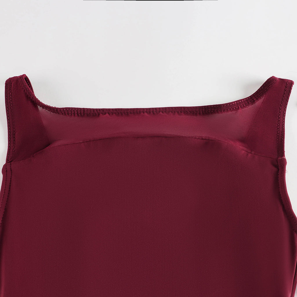 Girls Dark Red Ballet Onesies