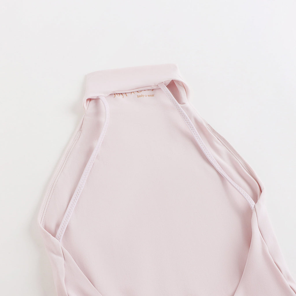 Women Pearl Blush "CHOKER" Ballet Onesies(201LE20VL/pearl blush)