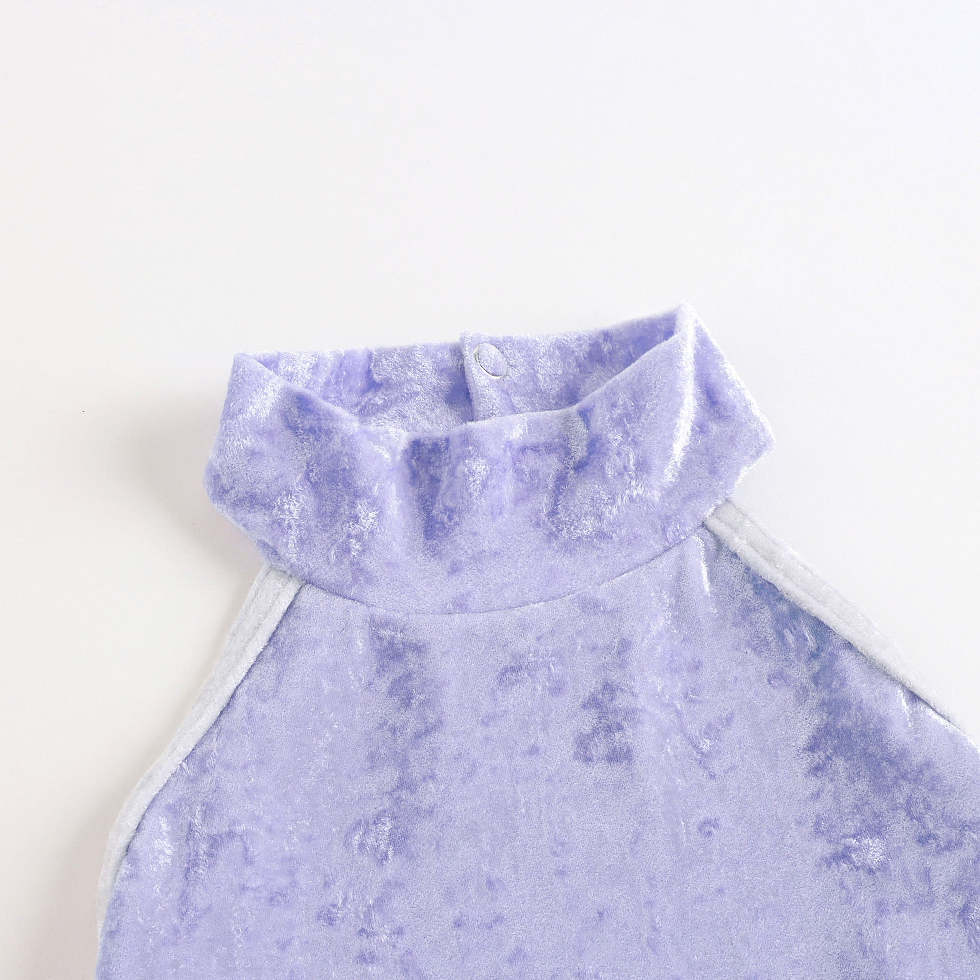 Girls Purple"Sarah/CV-Angelic/CV-Silver"Velvet Ballet Onesies