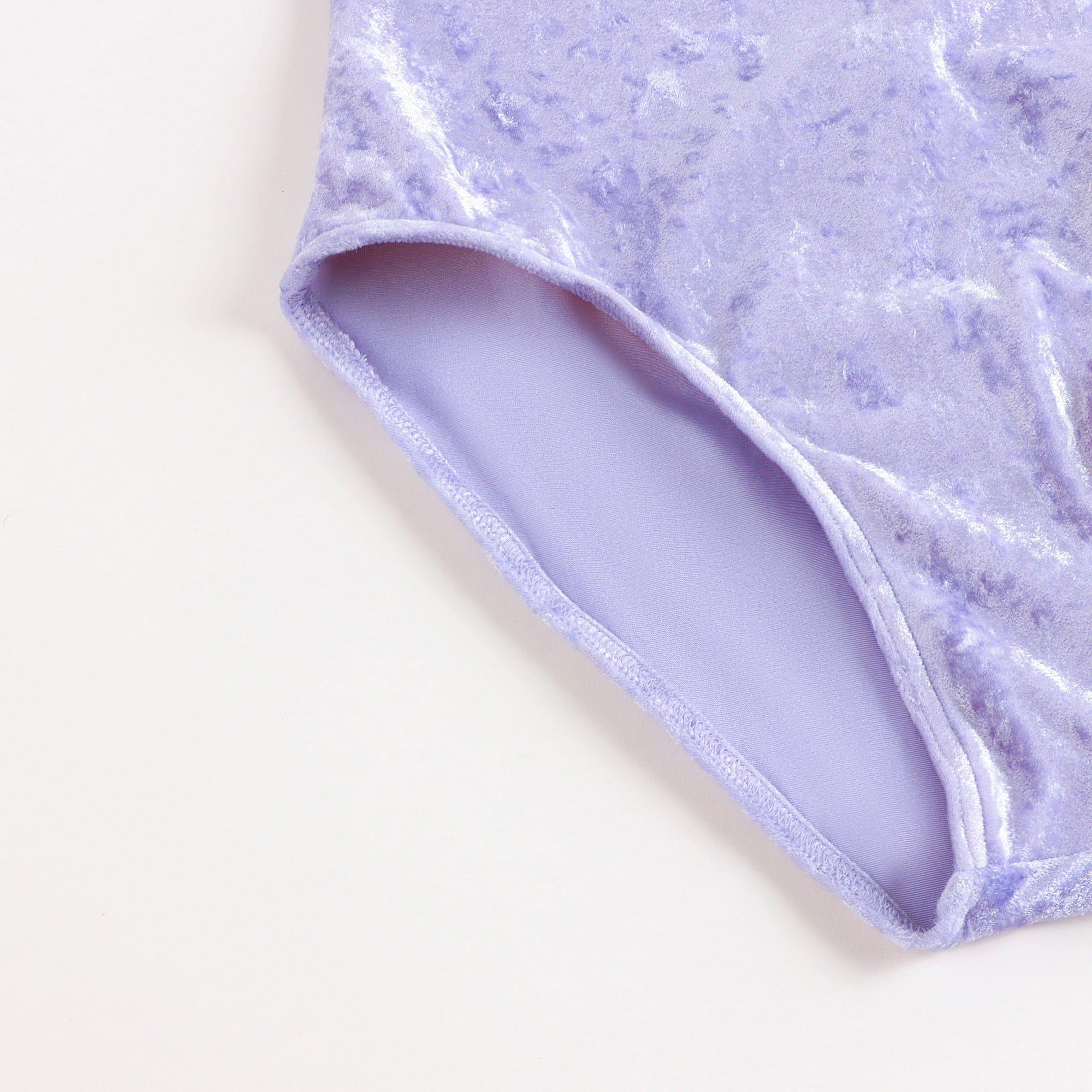 Girls Purple"Sarah/CV-Angelic/CV-Silver"Velvet Ballet Onesies