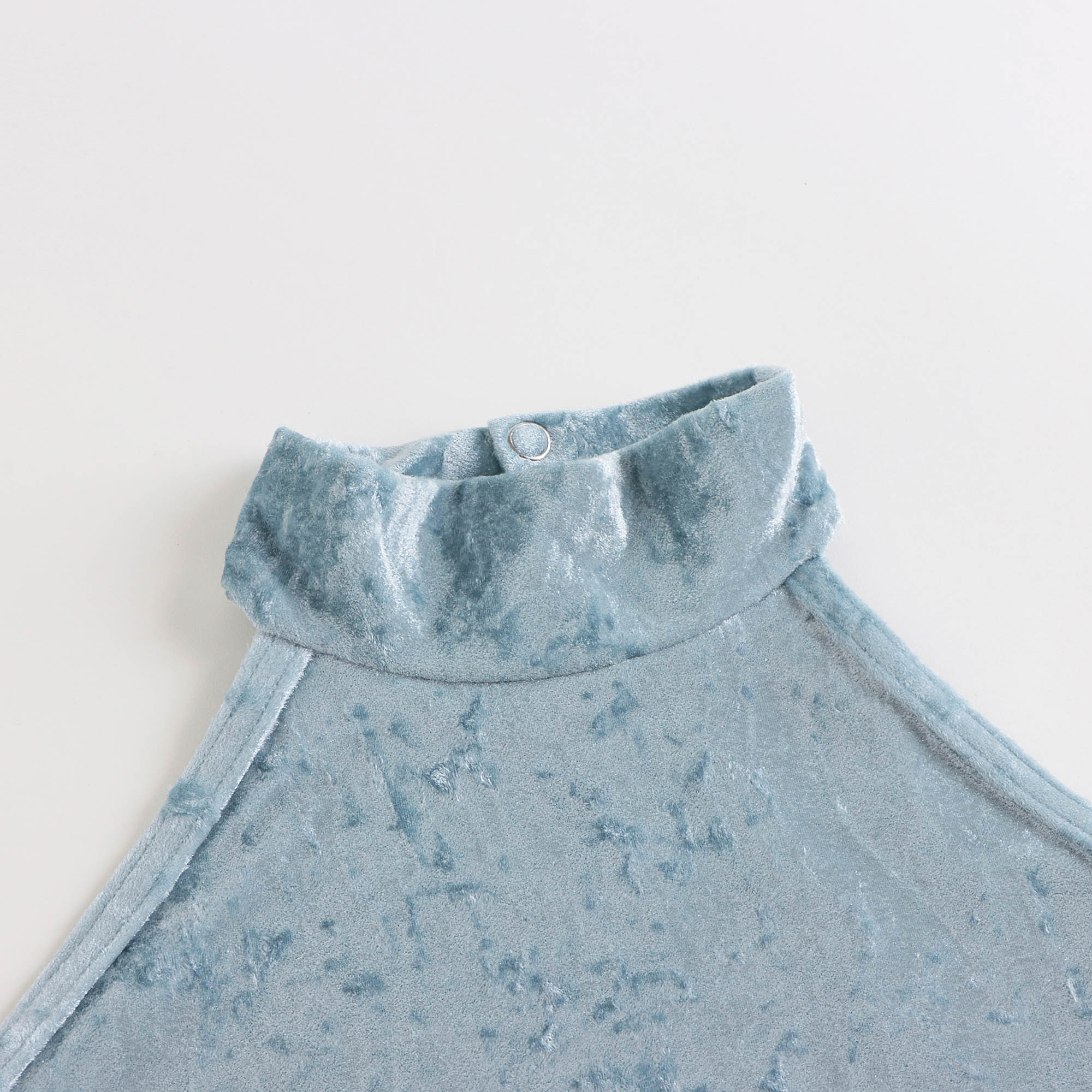 Girls Light Blue "Sarah/CV-Ice/CV-Ice" Velvet Ballet Onesies