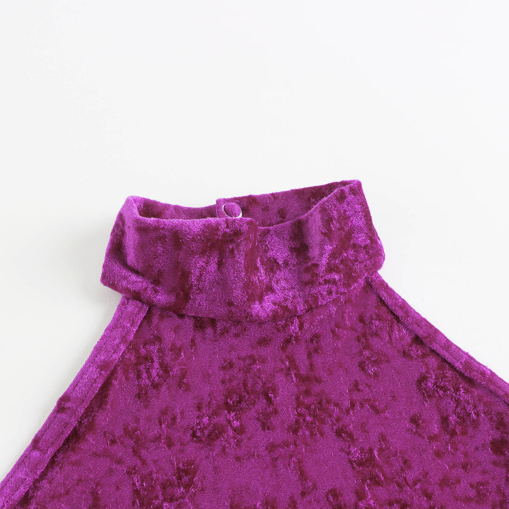 Girls Bright Pink "Sarah/CV-Lady/CV-Lady" Velvet Ballet Onesies