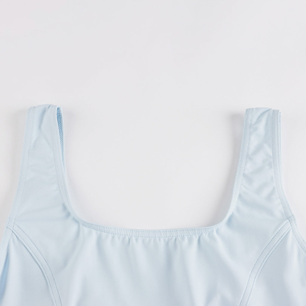 Girls Cyan Ballet Onesies