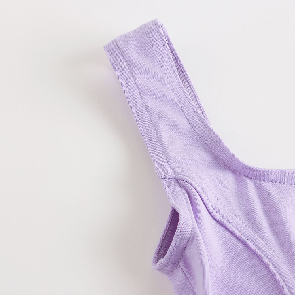 Girls Lilac Ballet Onesies