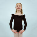 Girls Black Ballet Onesies(1829/Black)