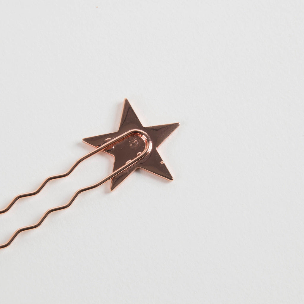 Girls Pink Metal Hairpin