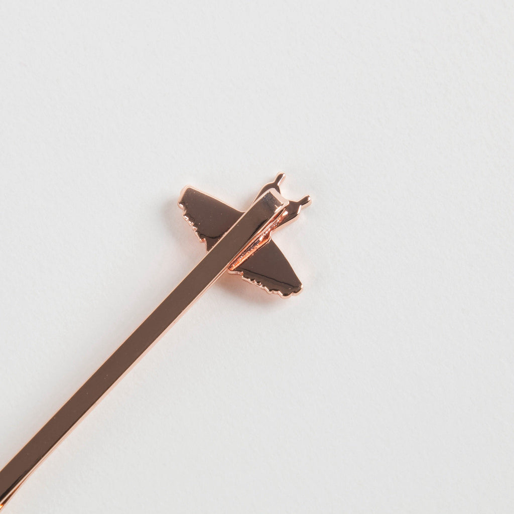 Girls Pink Metal Hairpin